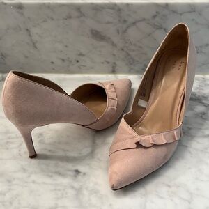 Blush pink nude color heels